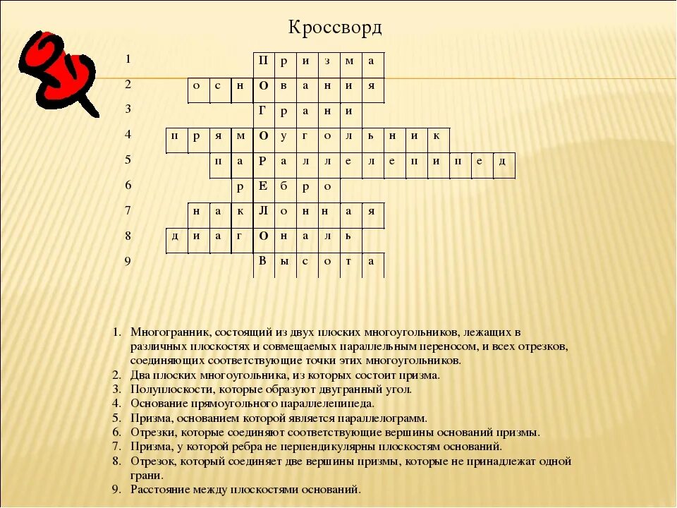 Понятие комбинаторики 9 букв сканворд. Кроссворд на тему многогранники. Математический кроссворд на тему многогранники. Кроссворд на тему геометрия. Кроссворд с вопросами и ответами.