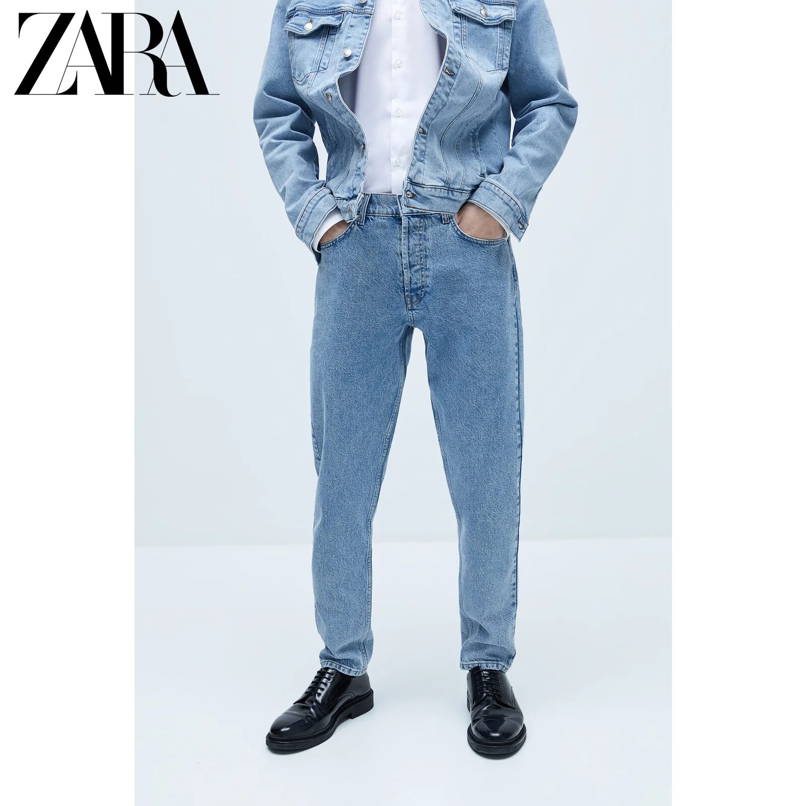 Джинсы бананы Zara мужские