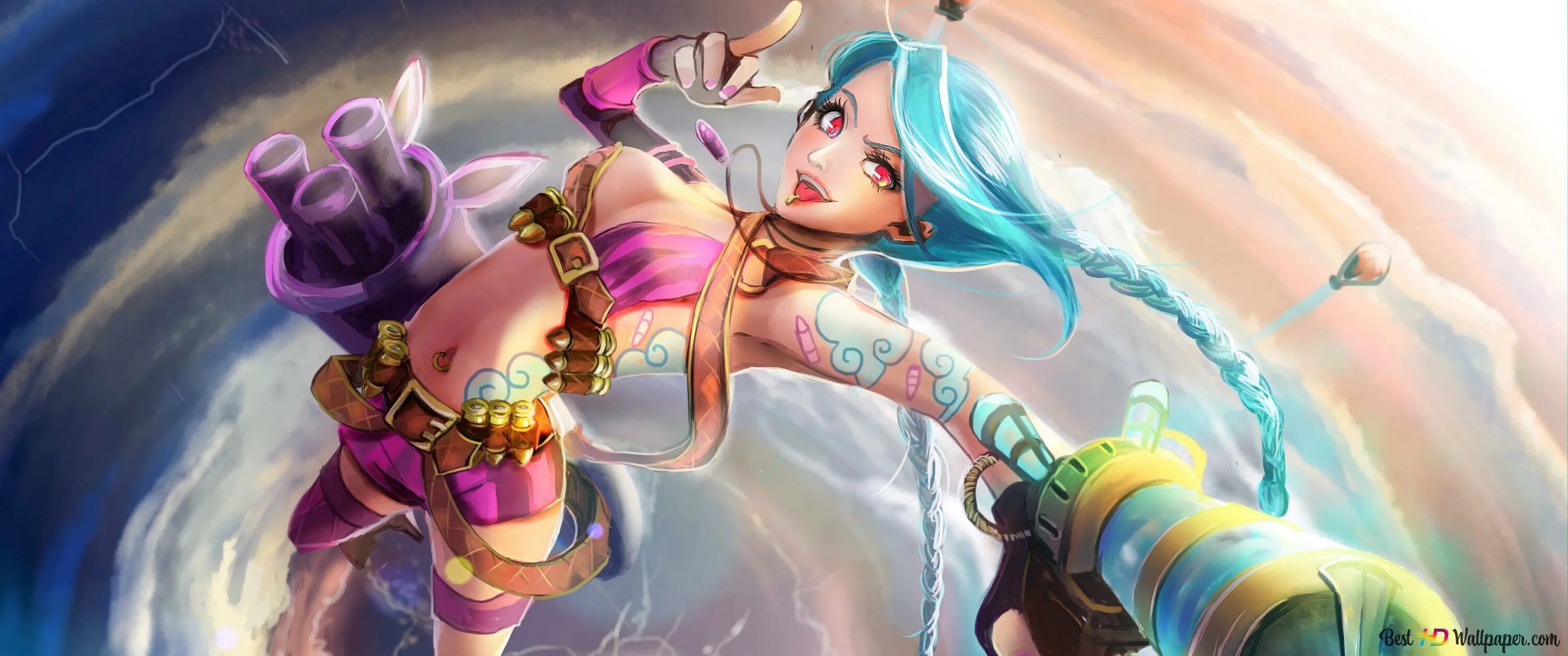 Джинкс 53 глава на корейском. League of Legends Jinx.