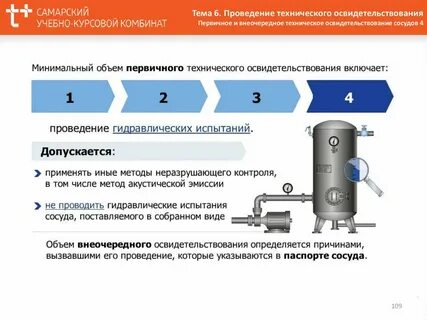 Для какого из приведенных сосудов допускается