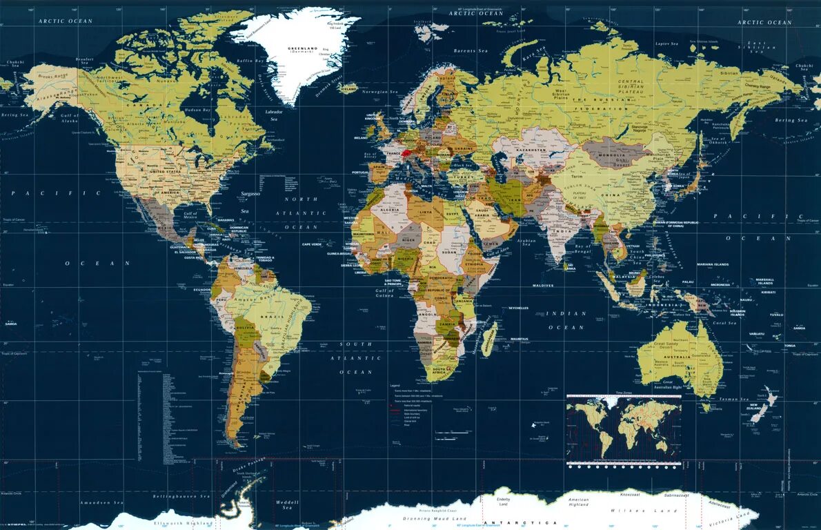 Страны полностью окруженная другой страной