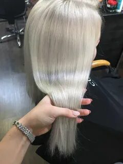 красивая тонировка для блондинок краской матрикс