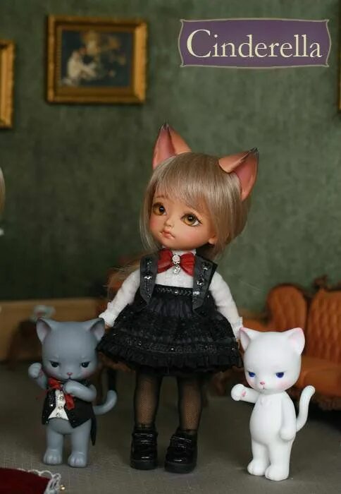 Кукла кэт. БЖД Золушка. BJD Cat Doll.