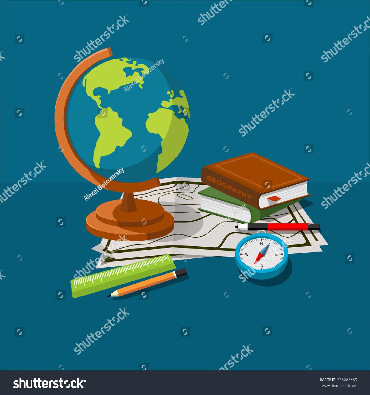 Geography and science are school