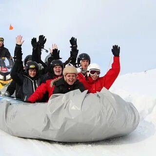 Snow rafting