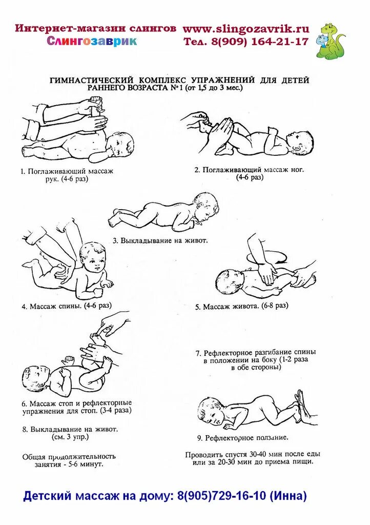 Методика массажа ребенка. Гимнастика для грудничков в 1,5 мес. Упражнения для грудничков до 1 месяца. Комплекс упражнений для грудничков 5 месяцев. Комплекс массажа и гимнастики для детей 6 месяцев.
