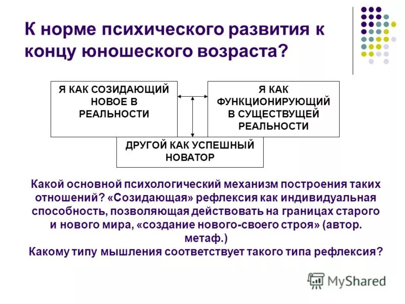 Норма интеллектуального развития