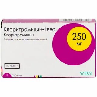 Кларитромицин тева
