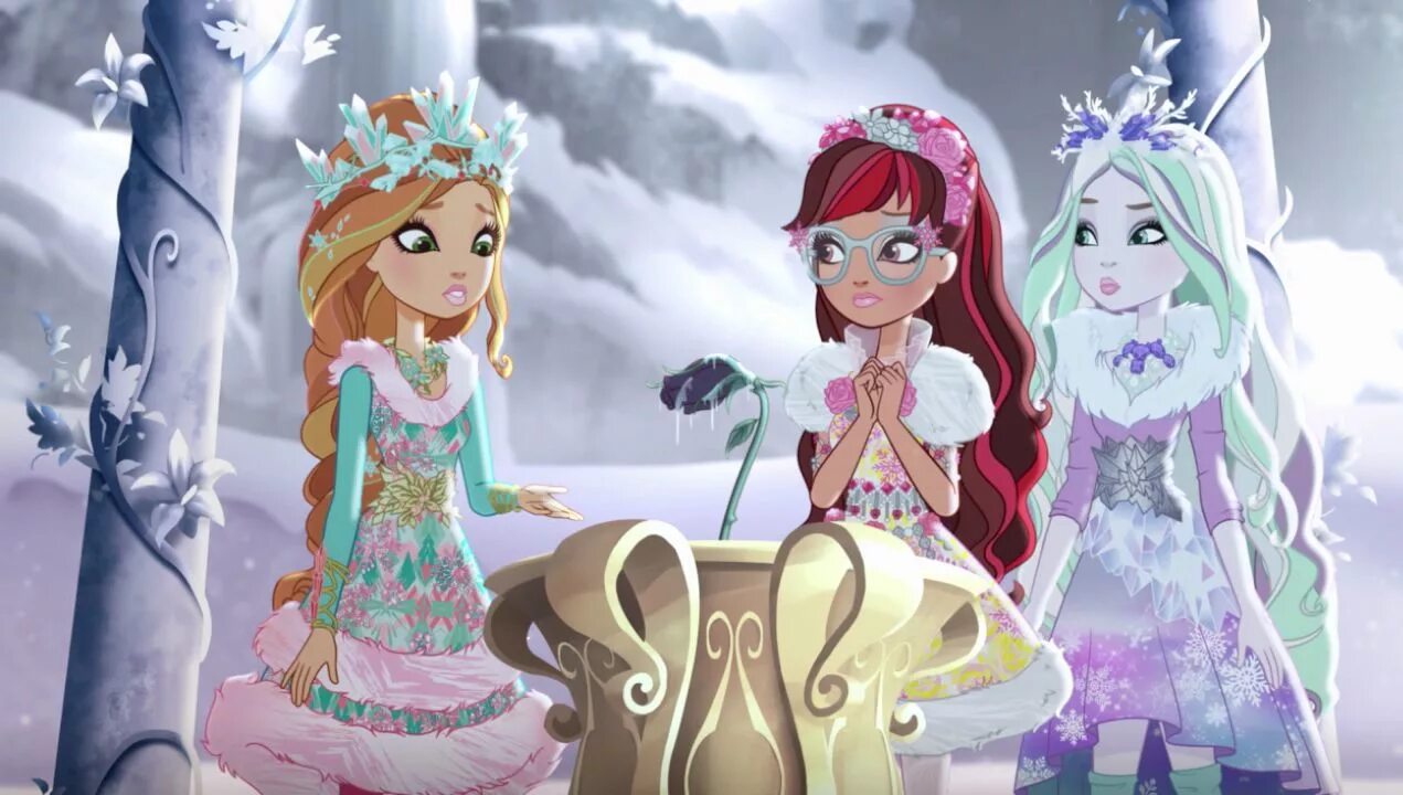 Афтер хай заколдованная. Эвер Афтер Хай Заколдованная зима. Ever after High Epic Winter. Фейбель Заколдованная зима.