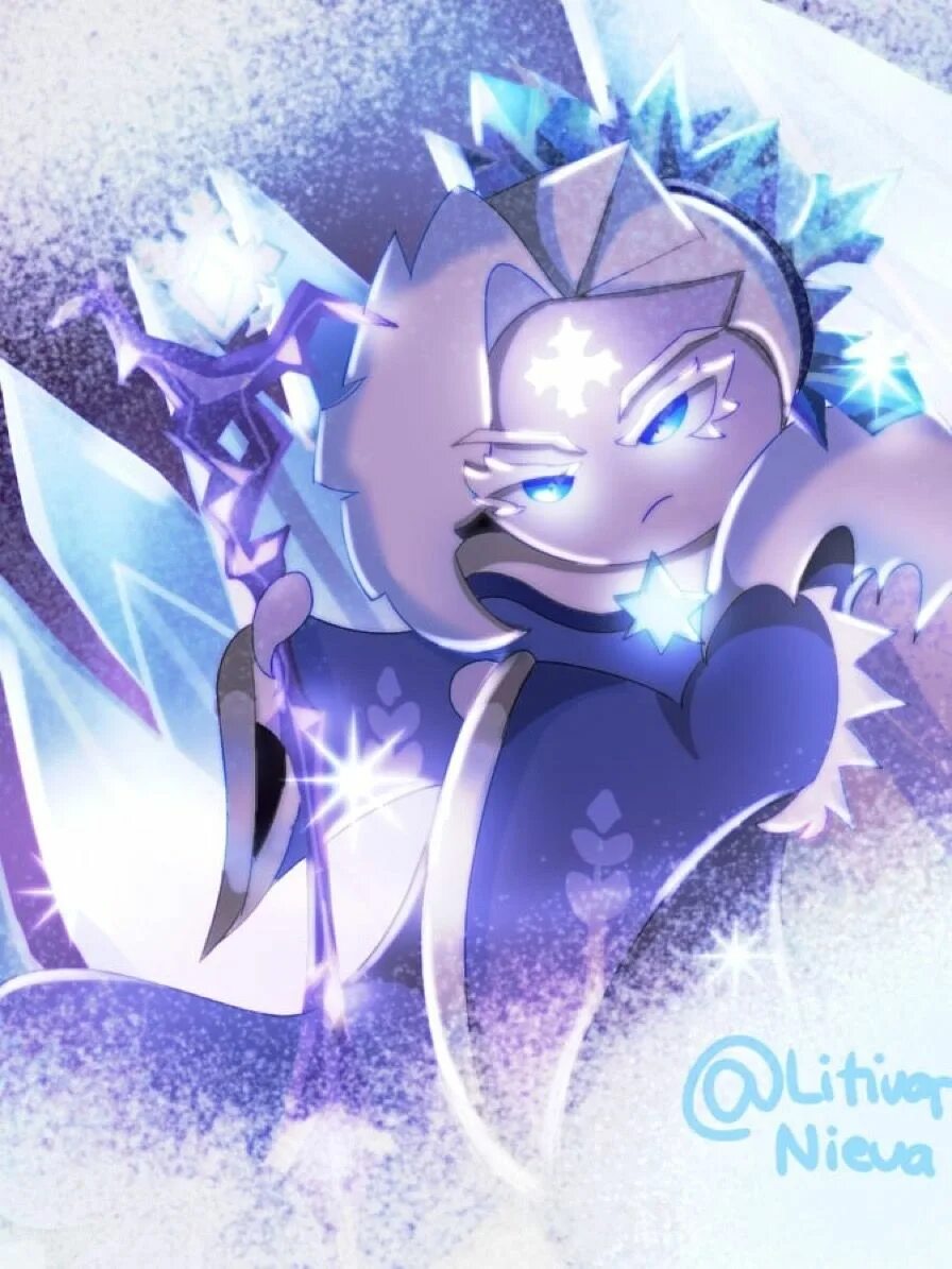 Frost cookie toppings. Frost queen. frost queen cookie. frost queen cookie run kingdom. frost queen cookie art.