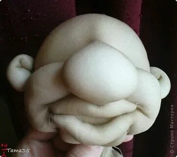 Кукла из синтепона и колготок