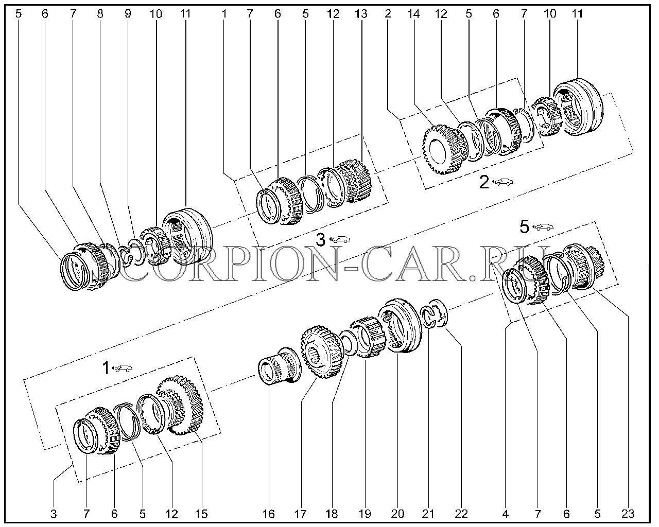 Схема коробки передач нива. Схема 5 передачи Нива 2123. Шестерня 4 передачи КПП 2123. Схема КПП Нива Шевроле 5 ступка. Коробка передач ВАЗ 2123 5 ступка схема.