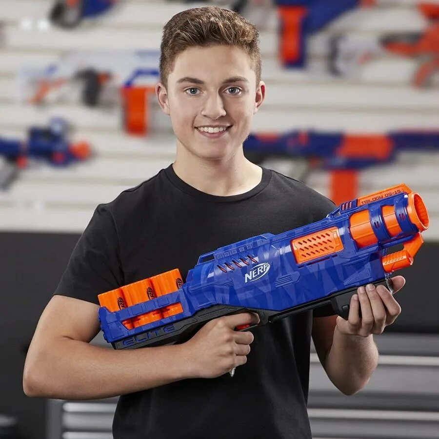 Бластер Nerf Элит Трилоджи DS-15 e2853eu4. Бластер Nerf Элит Трилоджи DS-15. Бластер Nerf Elite Трилоджи. Нёрф Trilogy DS-15.