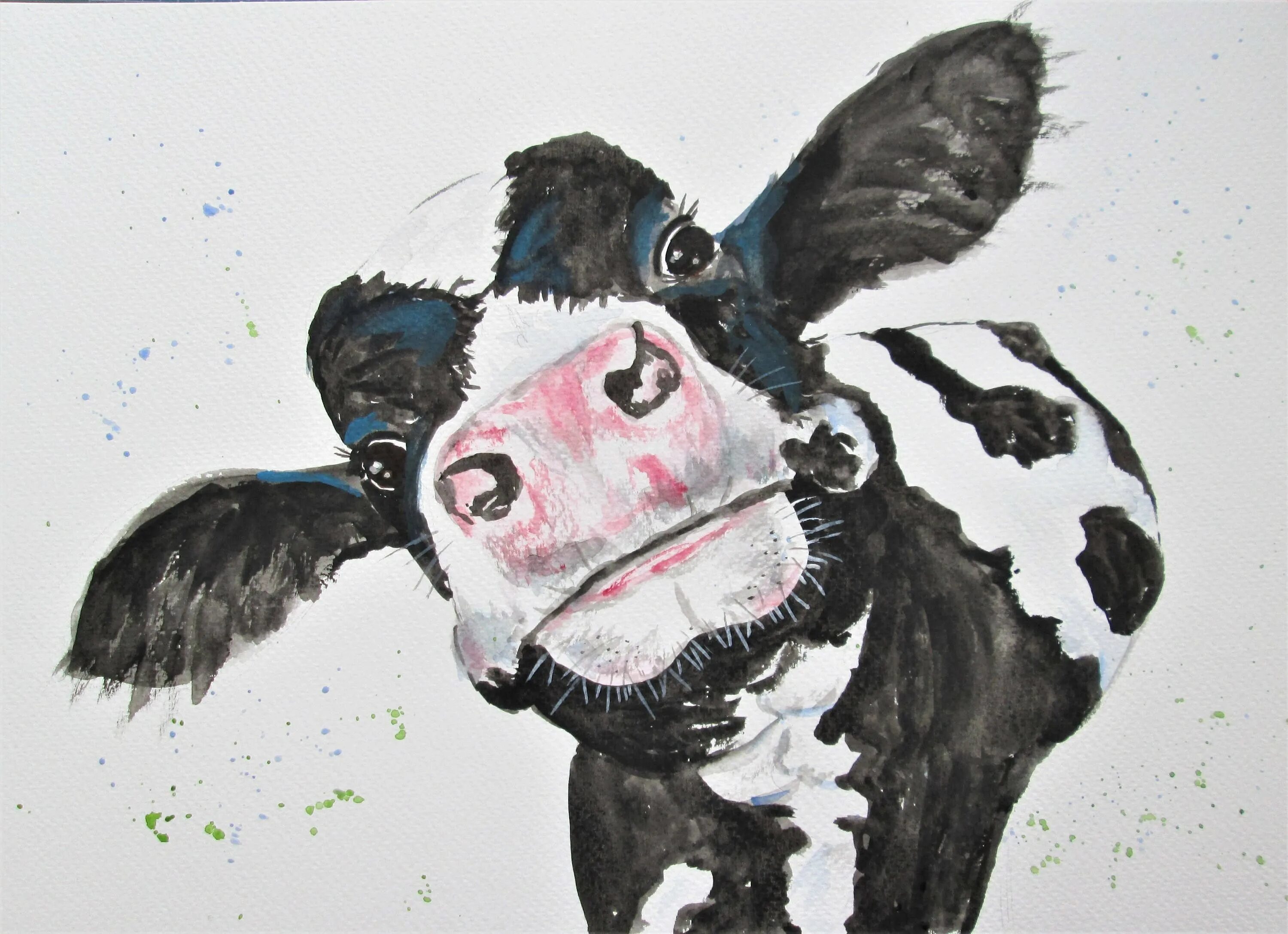 Голова коровки. Даниэль Кэслер художник корова. Корова арт. Стилизованная морда коровы. Нарисовать корову.