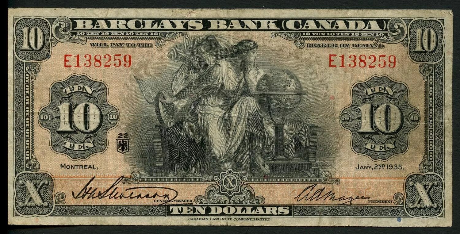 Старые банкноты Канады. Банкнота канадский доллар. Пять долларов купюра. Банкноты чартерных банков Канады. 0.5 долларов