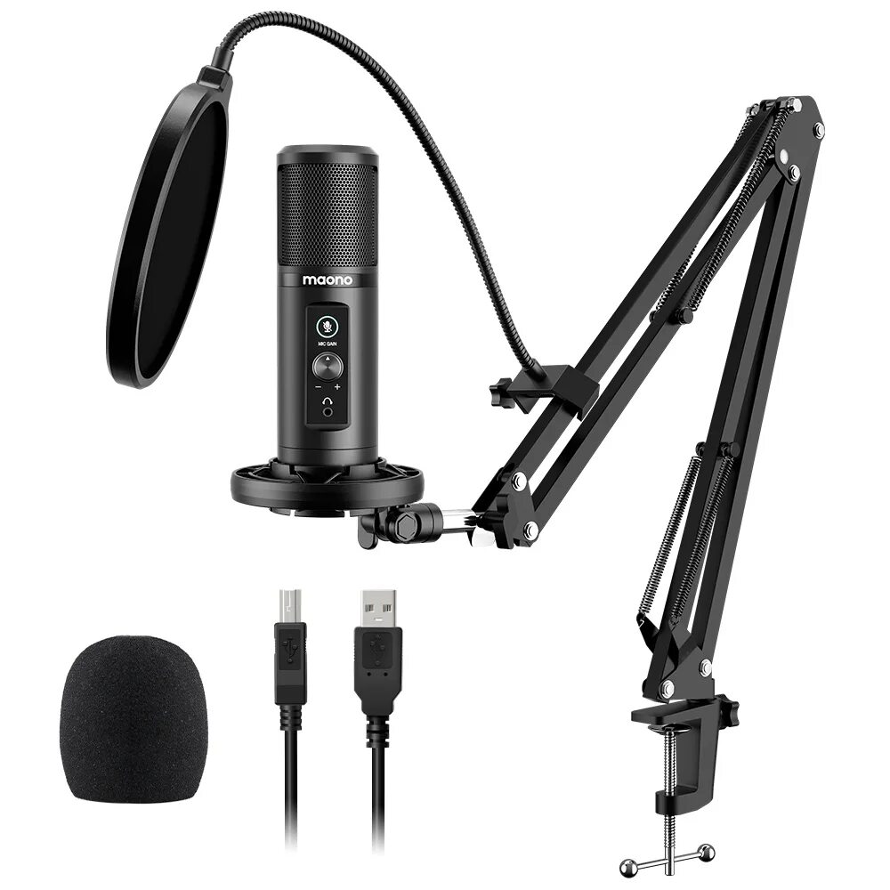 Микрофон maono mkp100. Микрофон maono au-pm. микрофон maono au-pm461tr. maono pm422. микрофон maono au-pm422 usb, черный.