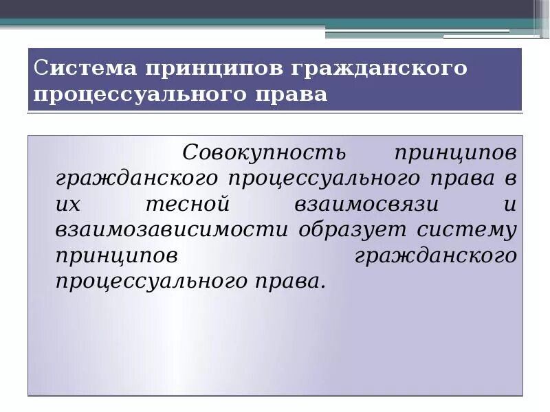 Система принципов ГПП схема. Система гражданских процессуальных принципов. Соотношение с гражданским процессуальным правом