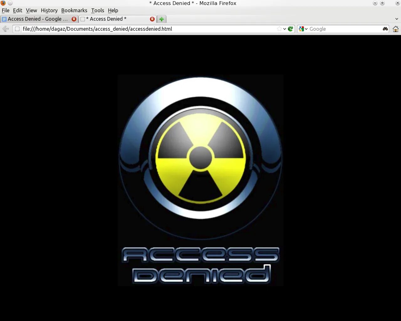 Access denied на русском