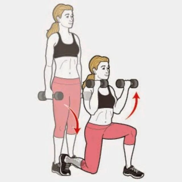Curl упражнение. Lunge немецкий. dumbbell reverse lunge. exercises curls. curl pounds.