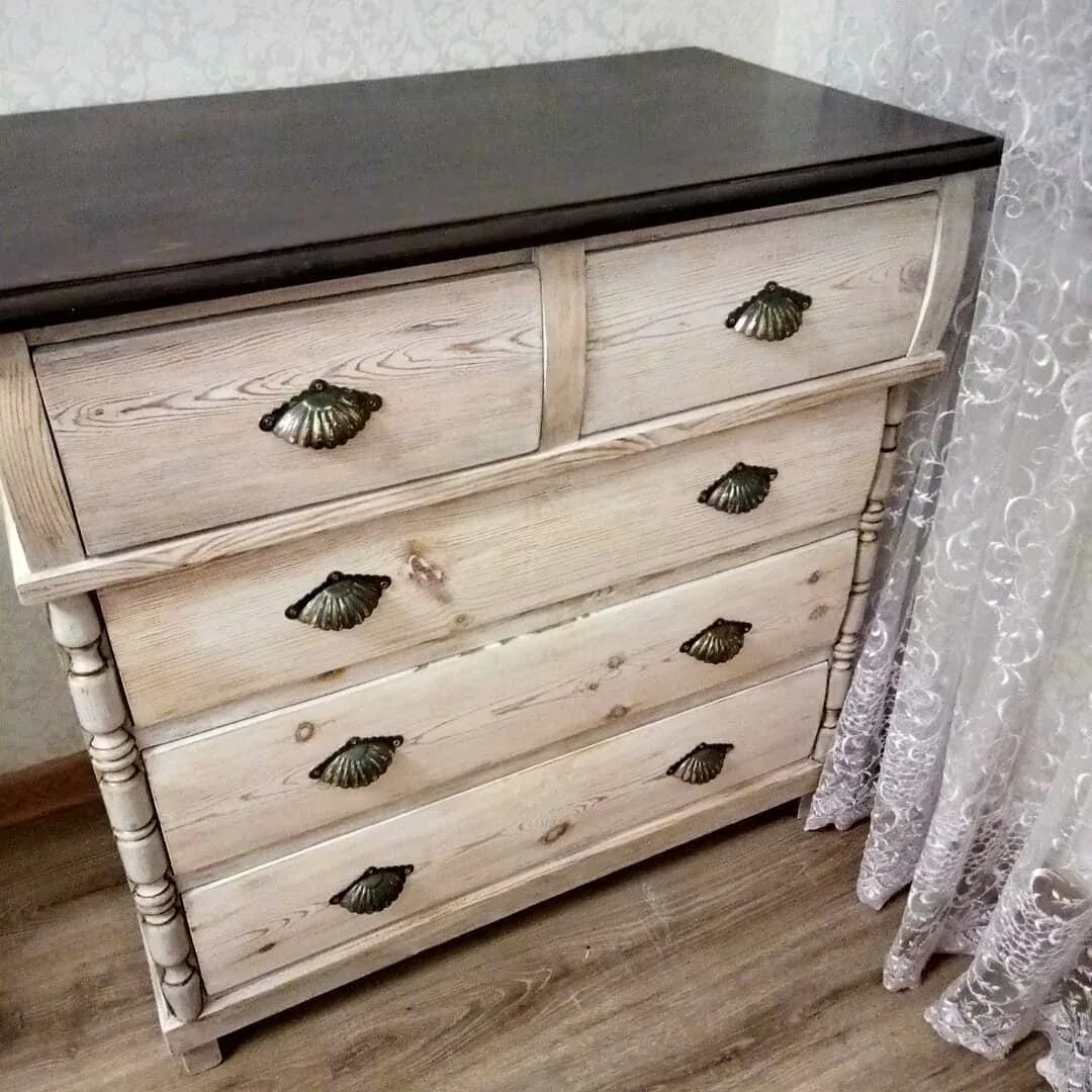 Items similar to Unique Stunning Shabby Chic Decoupage Large Chest Of Drawers on