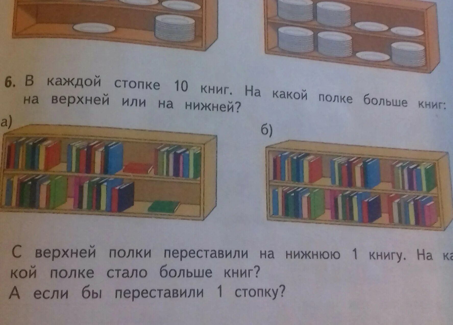 На трех полках расставили. Книжная полка сверху. Книги на полках. Размещение на полках книг. Расставляет книги по полке.