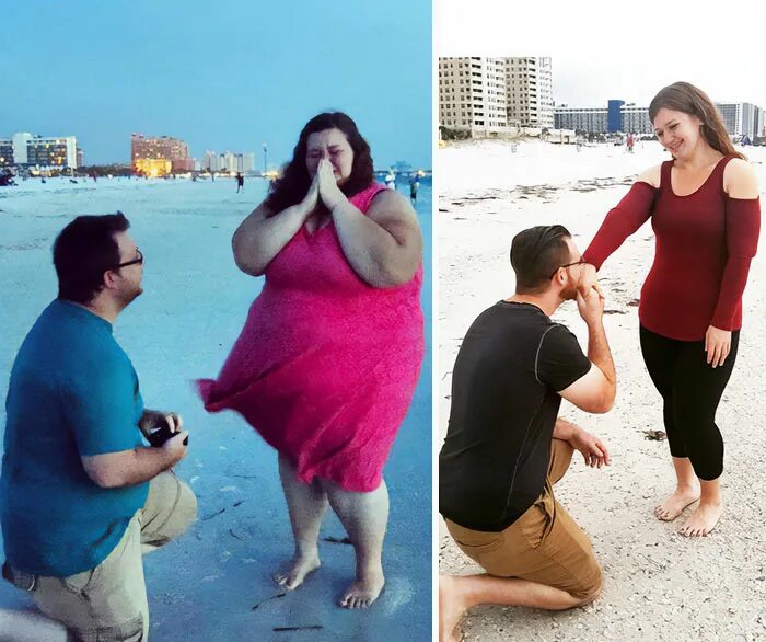 Весы в семейной жизни мужчины. Толстая девушка до и после. Пара до и после похудения.