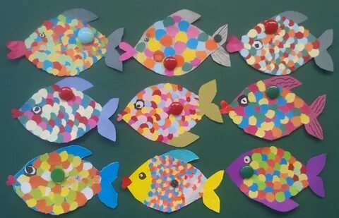Рыба из цветной бумаги поделка (74 фото) - фото - картинки и рисунки: скачать бе
