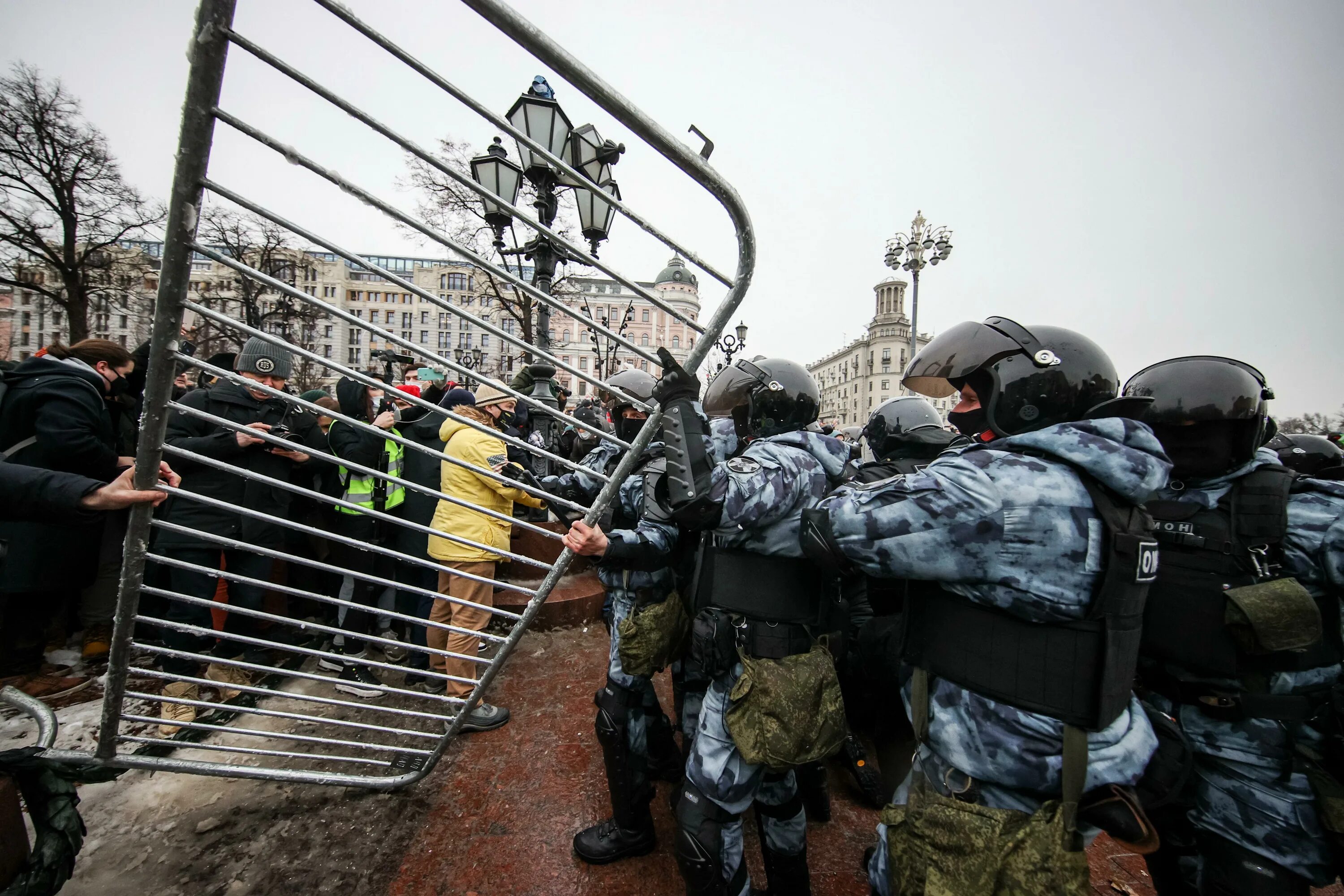 ОМОН 23 января. Протесты. Протесты в России. Несанкционированный митинг в москве