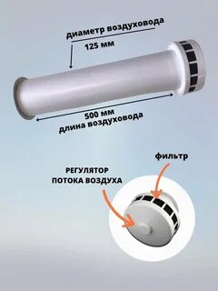 Приточный клапан размеры