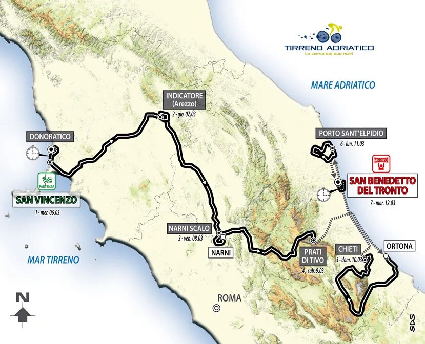 На карте Тиррено Адриатико. Tirreno Adriatico 2022 карта. Сан Винченцо Италия на карте. Тиррено-Адриатико-2023 3 этап фото.