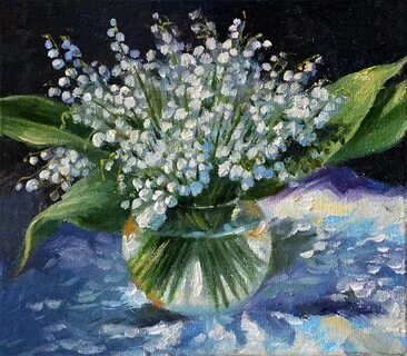 Васильки ландыши 650