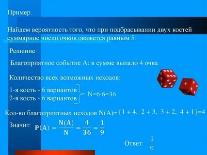 Вероятность 1 к 2 это