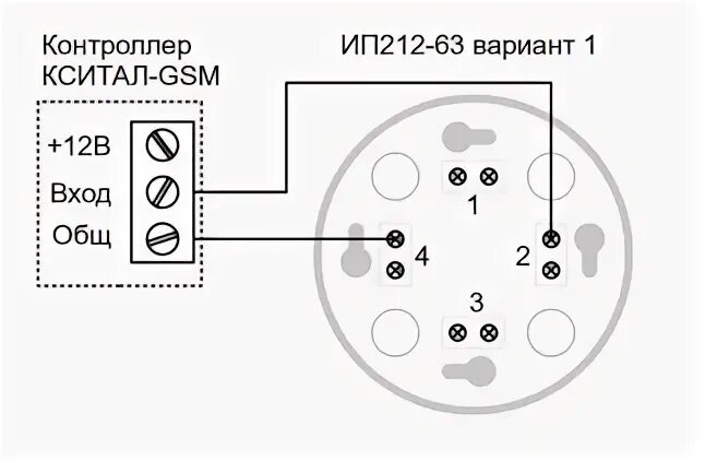Подключение датчика рубеж