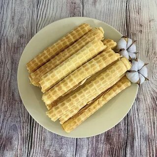 Вафли со сгущенкой