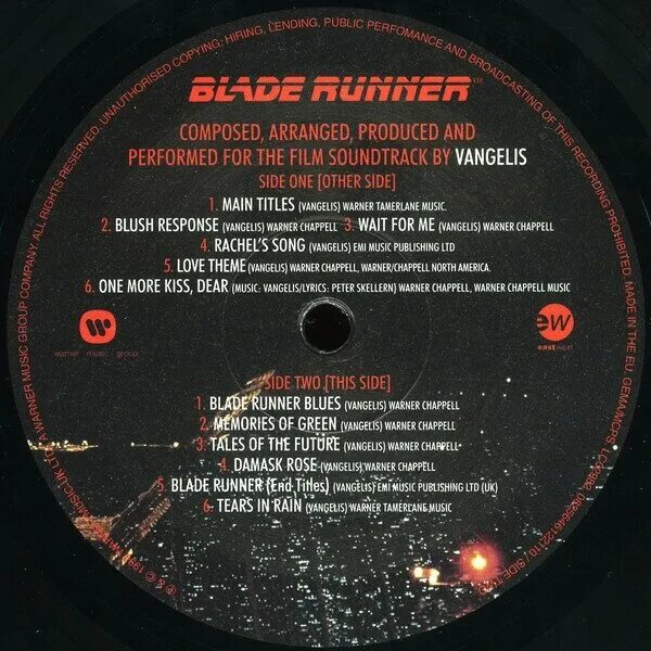 Runner soundtrack. Vangelis – Blade Runner Trilogy. Vangelis Blade Runner Soundtrack. 0825646122110, Виниловая пластинка Vangelis, Blade Runner (OST) (0825646122110) Уцененный. Vangelis - Blade Runner Soundtrack (Remastered 2017).