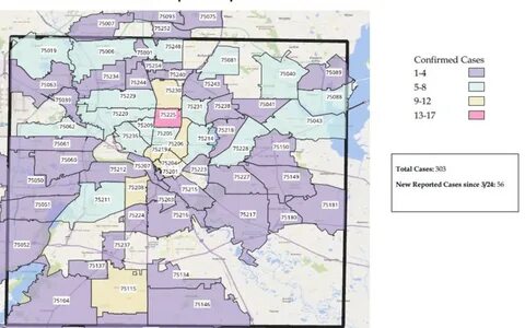 Dallas Zip Code Map 2020 Zone Map.