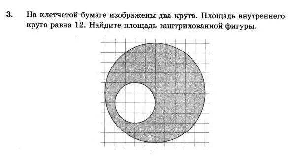 Найти площадь круга на клетчатой бумаге. Найдите площадь заштрихованной фигуры круг. На клетчатой бумаге изоб. Площадь внутреннего круга. Площадь внутреннего круга равна.