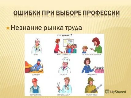 Профессии названия которых образованы