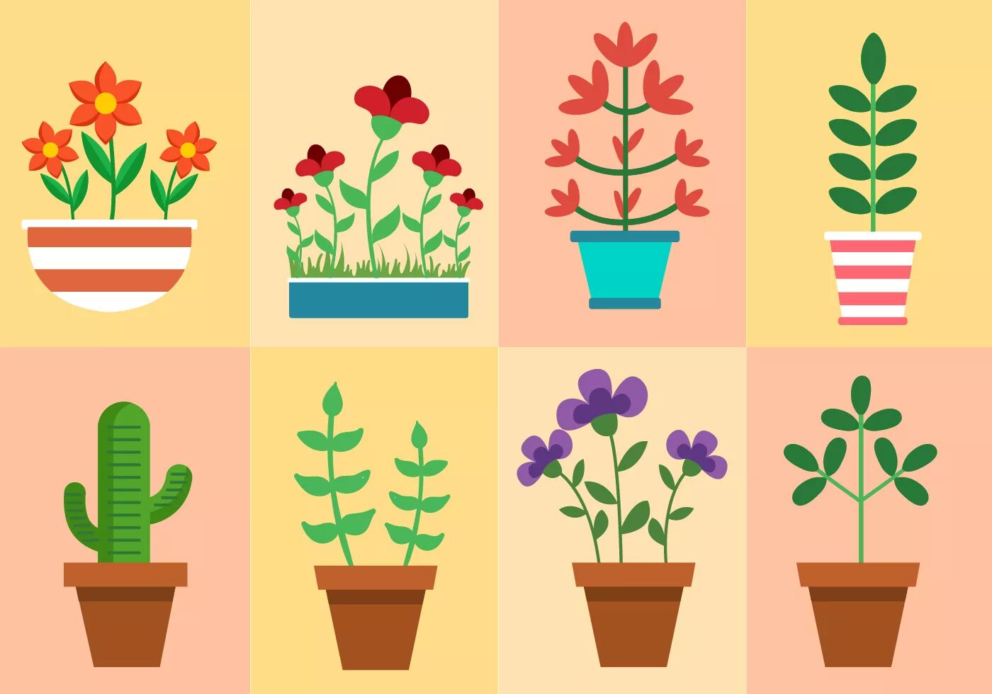 Flat flower