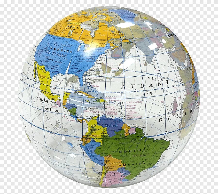Глобус және карта. Изображение земного шара.
