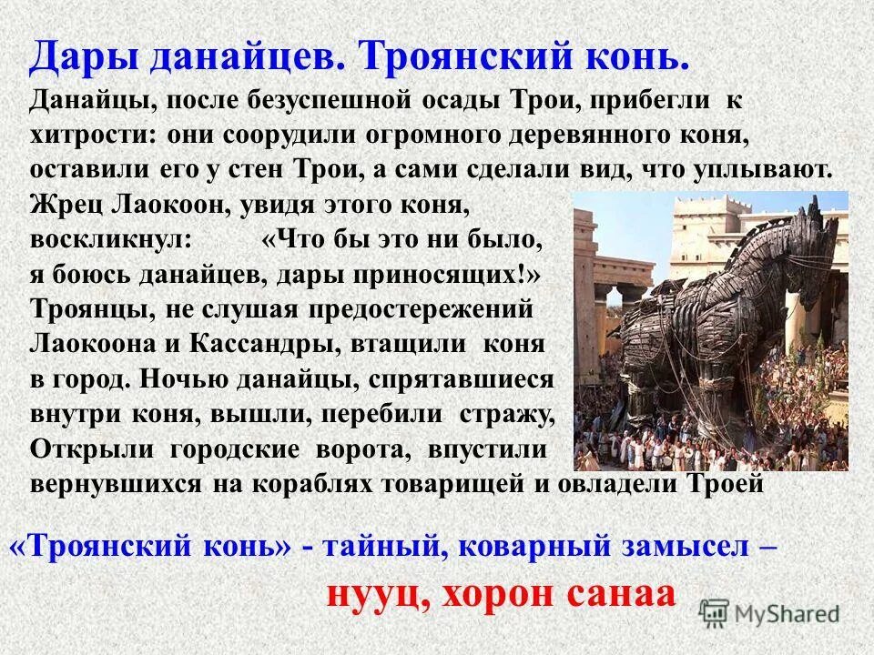 Миф о троянском коне