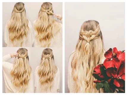 простые прически на распущенные волосы