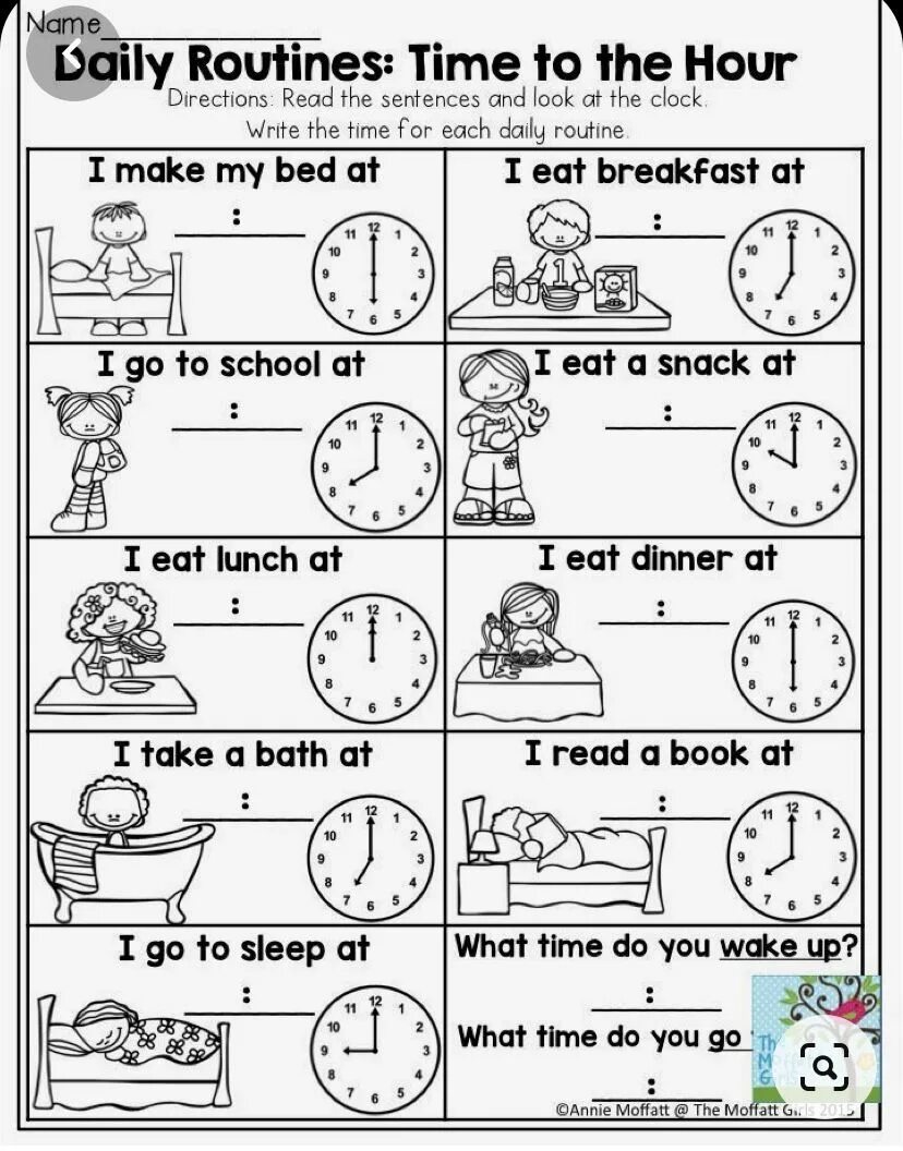 Write the words bed