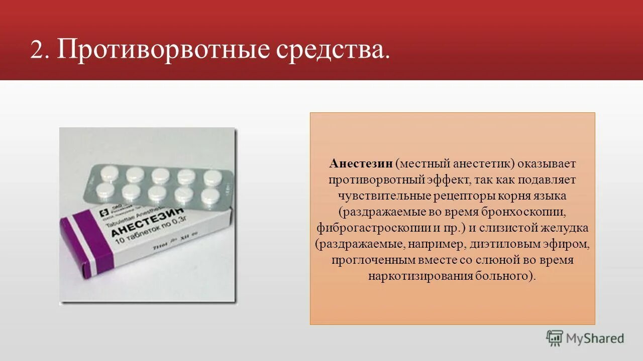 Какой препарат оказывает противорвотное действие. Анестезин. Анестезин таблетки. Анестезин лекарственная форма. Бензокаин анестезин.