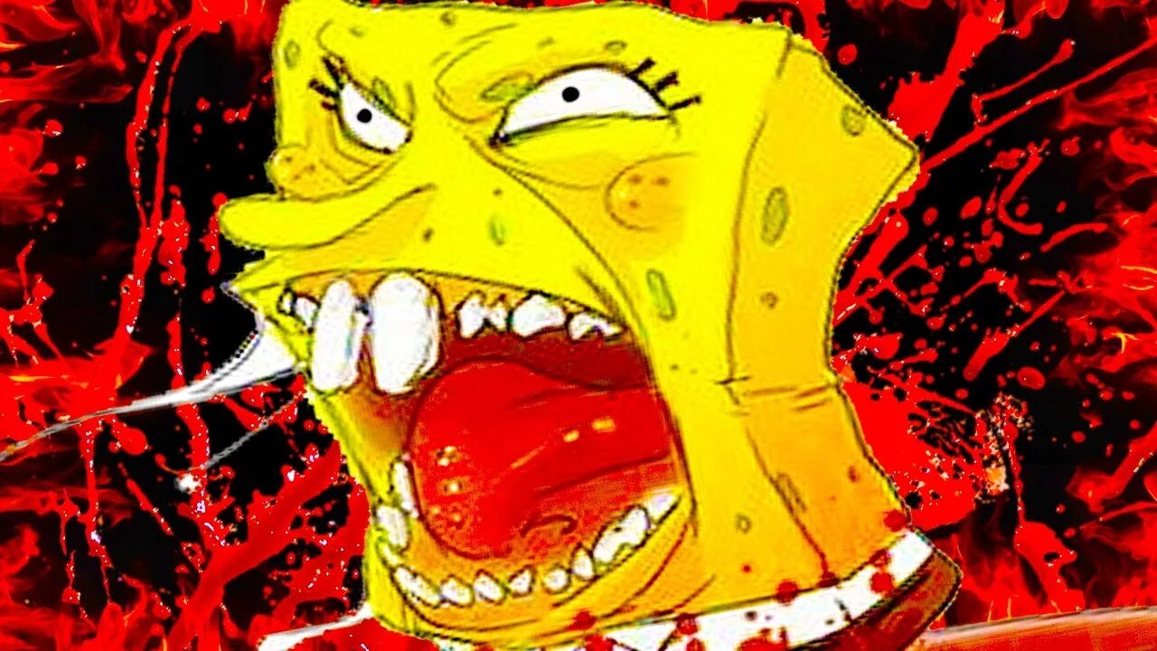 Spongebob horror. Губка Боб ехе. Спанч Боб exe.