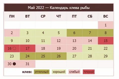 Лунный календарь на август рыбака 2024 года