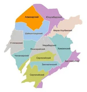 Ташкент районы города