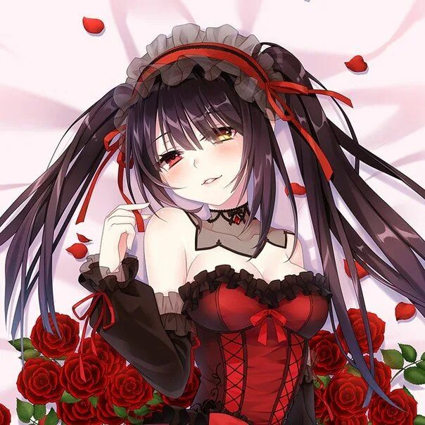 Алиса включи фото куруми Tokisaki Kurumi Gothic Lolita Anime Готическая Лолита ВК ВКонтакте