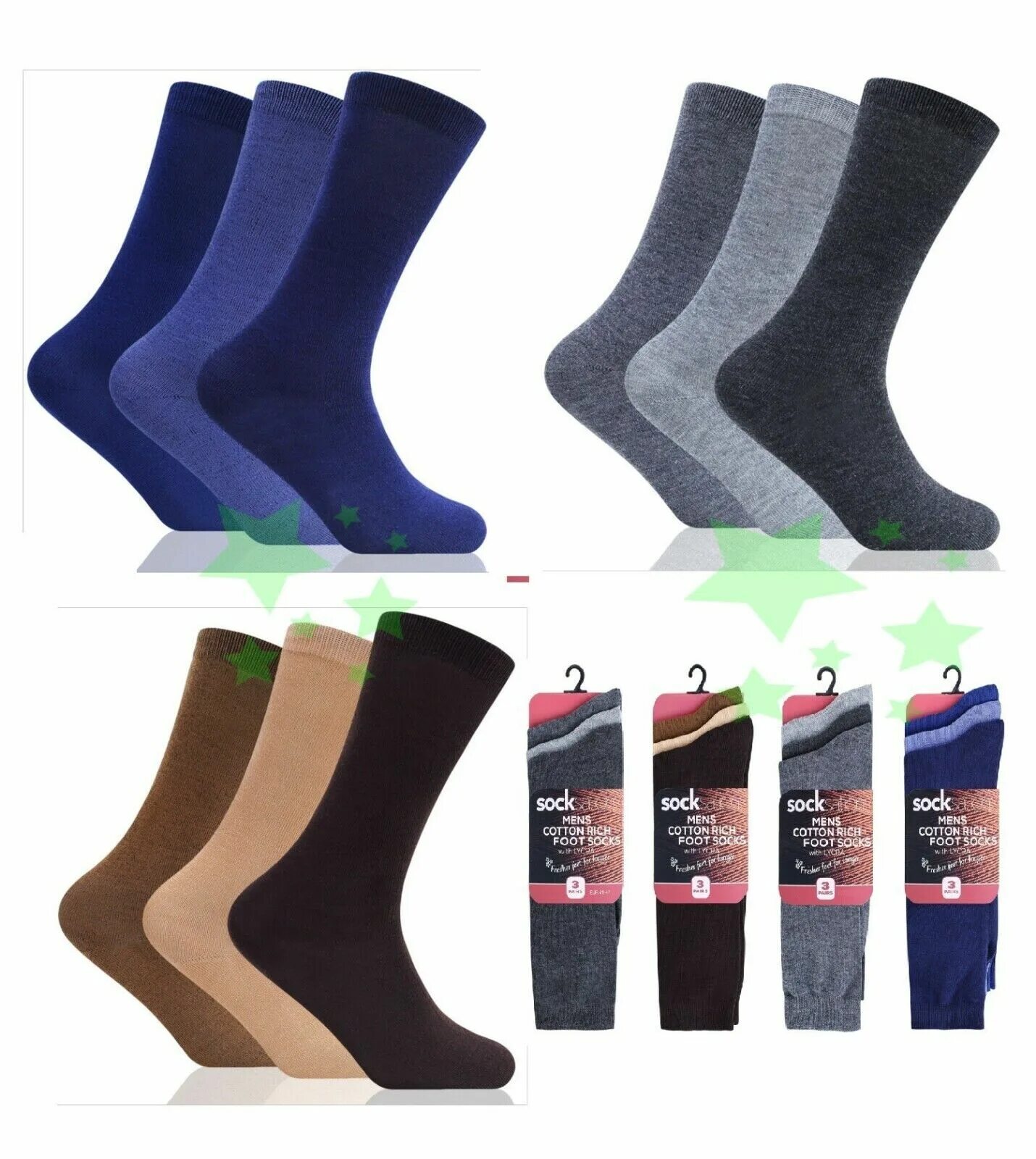 Носки из лайкры и хлопка. Большой и маленький рисунок. Poker am. Big pairs. Big small для детей.