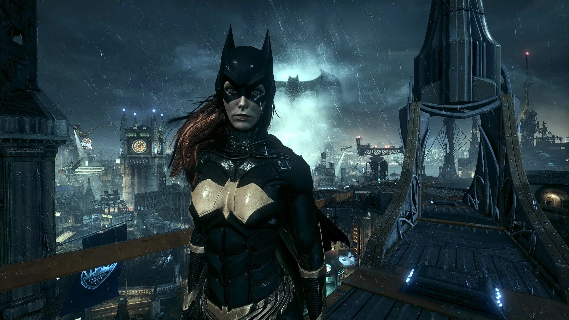 Длс бэтмен. Бэтгерл Arkham Knight. Batman Arkham Knight Бэтгерл.